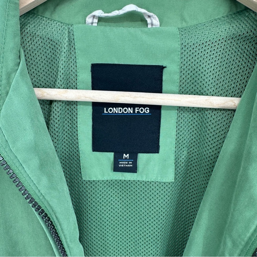 London Fog Bomber Jacket, Green, Medium - Picture 10 of 13